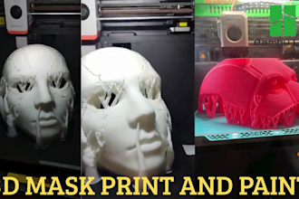 sculpt 3d print and paint 3d mask ship anime cosplay helmet halloween stl model