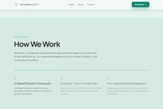 build a responsive modern portfolio website