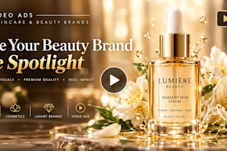 create ai video ads for skincare and beauty brands