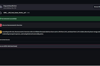 create a local ocr, document data extraction and rag system