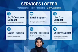 provide professional customer support and email support