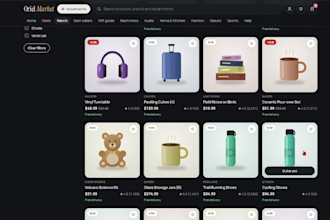 design a unique animated online store