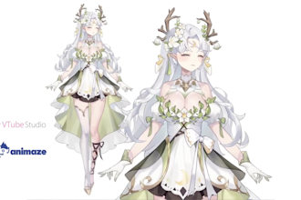 design and rig live2d vtuber model anime 2d vtuber commission 3d vtuber rigging
