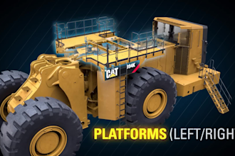 create realistic 3d mining equipment and industrial machinery animation