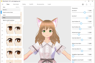 create a 3d streaming avatar vtuber with face tracking and 3d character filter