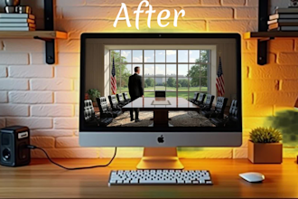 do motion graphics  and screen replacement