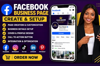 create and setup professional facebook business page with SEO