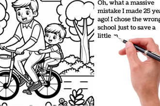create high quality whiteboard 2d and 3d animation explainer videos