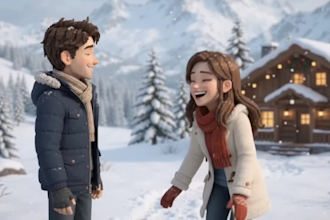 make cinematic 3d ai animation for your story