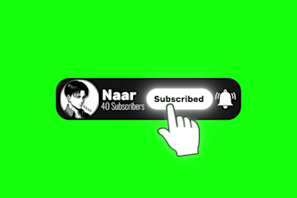 create your own subscribe button animation