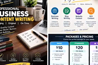 write quality business content