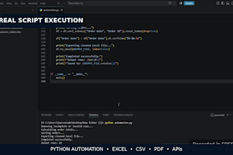 automate excel CSV PDF and repetitive tasks using python