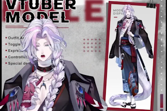 live2d vtuber model vtuber rigging live2d rigging character design 2d vtuber