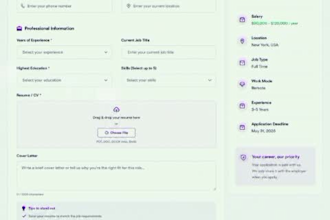 design modern website UI UX in figma