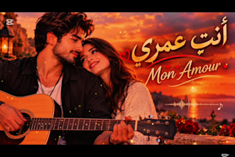 write original song lyrics in english arabic and french