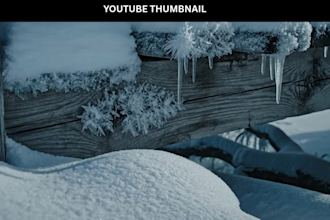 create dark cinematic thumbnails for faceless documentary youtube videos
