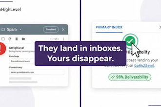 fix gohighlevel email spam, setup lc email, and custom domain