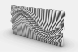 design 3d parametric, 3d walls for digital fabrication  rhino 3d, grasshopper