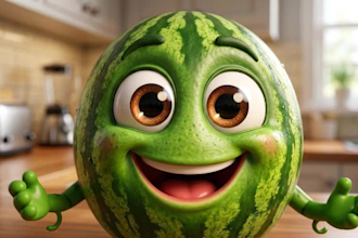 do 3d pixar style viral ai talking object ai talking fruit 3d pixar ai animation