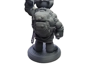 3d print and paint anime figure warhammer miniature resin 3d model for tabletop