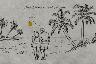 create hand drawn lyric video
