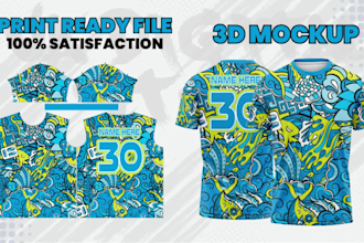 design custom sportswear and esports sublimation jerseys