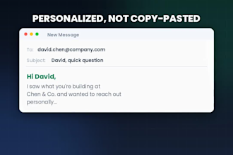 send cold emails manually one by one for b2b outreach