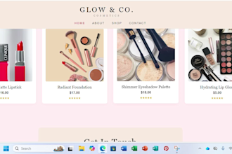 create a modern portfolio and website for you