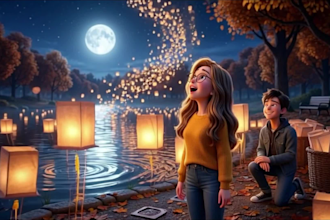 3d pixar ai romantic storytelling animation 3d ai proposal video ai love stories
