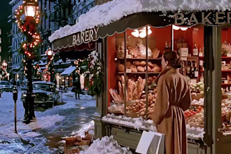 real estate christmas ai video with great story telling
