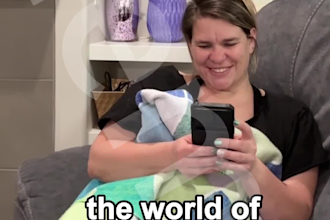 create a female ugc video