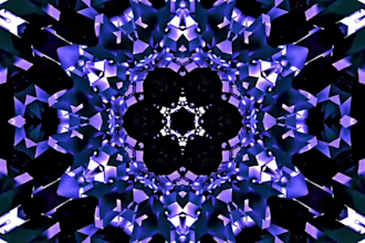 create psychedelic geometric vj loops and dj visuals for edm events