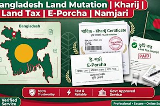 do bangladesh land mutation and kharij and land tax service