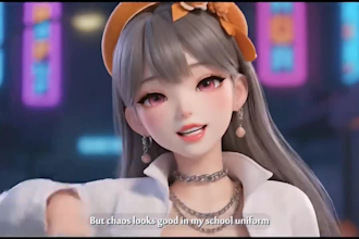 create 4k realistic ai rap music video 2d ai anime music ai music video