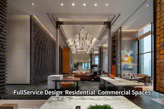 design and render interior, exterior
