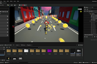sell a complete endless runner game project in unreal engine