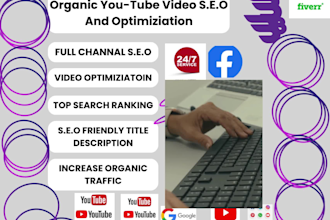 do youtube video seo and improve your organic rank