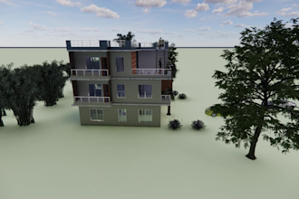 design floor plan elevation 3d and rendering