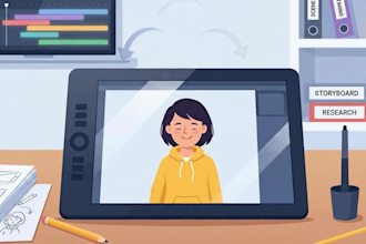 create 2d animation video, cartoon animation, character animation youtube video