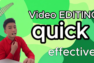 edit the video according to your requirements