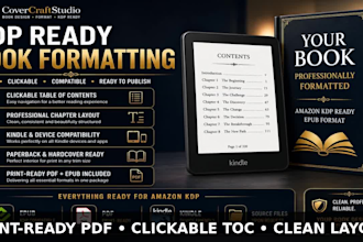 convert your word manuscript to KDP ready epub