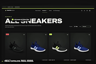 build your sneaker or fashion store website with a 3d product viewer