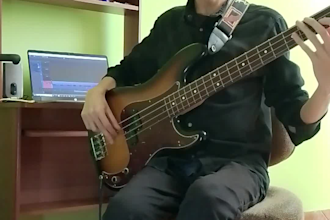 record professional electric and acoustic bass