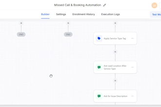 set up missed call recovery system for hvac plumbers