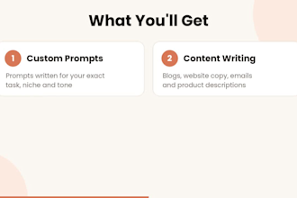 create custom claude ai prompts and content