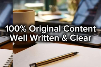 professional ghostwriter and content writer