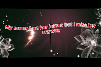 create professional lyric video with audio visualizer and storytelling