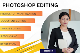 do professional photoshop editing and background remover