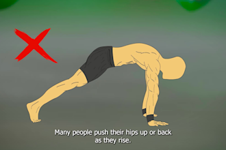 create custom 2d fitness character design and animation