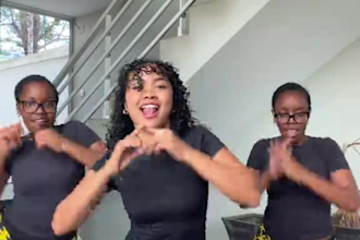 viral tiktok dance video, group dance challenge, tik tok choreography dancer
